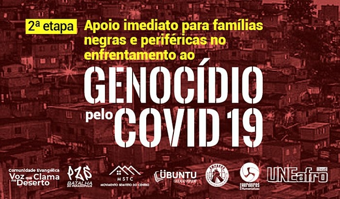 Campanha do movimento negro e periférico de apoio à famílias afetadas pelo Covid19 continua. Colabore!