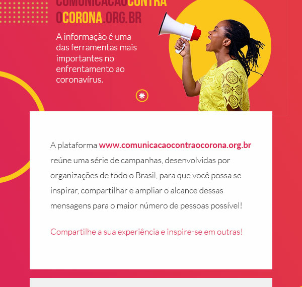Comunicação contra o corona